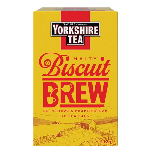 Yorkshire Tea Biscuit Brew 40 Tea Bags (Pack of 1)
