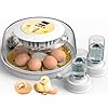 8 Egg Incubators for Hatching Eggs, Incubator for Chicken Eggs 360 Degree View, Automatic Egg Turner and Egg Candler, Farm Poultry Egg Incubators for Chicken Duck Goose Quails Eggs
