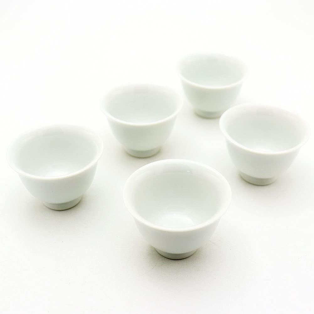 Amazon | 玉露用 茶碗50㏄ 5個セット 白磁 | Minoru Park