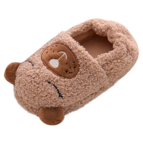 Zapatos 23 niño caliente zapatillas bebé bebé zapatos niños zapatos bebé bebé aprendizaje zapatos 1 año, marrón, 26 EU