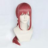 耐熱コスプレウィッグ 二番目の城 三つ編み ロングヘア 赤髪 レッド 赤色 パーティー 変装 cosplay wig +おまけ専用ネット