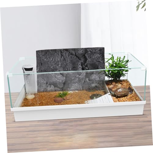 Fondo 3D de piedra negro antireflejos para evitar estrés en tanques de PU 7
