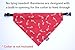 Christmas Over the Collar Dog Bandana, Handmade Winter Slip-On Pet Bandana, Festive X-mas Dog & Cat Accessory (Candy Canes on Red, X-Small)