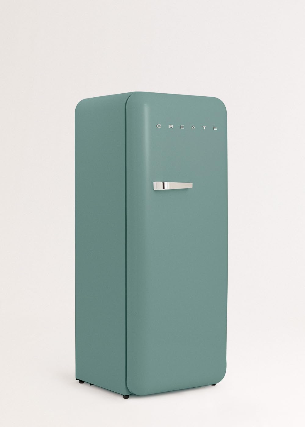 CREATE / RETRO FRIDGE 150 WOOD/Frigorífico blanco roto maneta madera con congelador 281L / 102W. bajo consumo. diseño vintage. 150cm. 3 estantes. regulador temperatura. botellero. 60x60x150cm — view 149