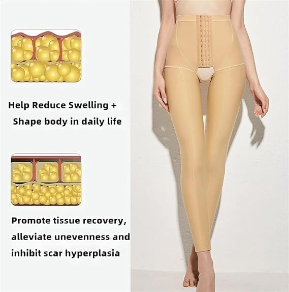 Pantalones Moldeadores Postoperatorios para Mujer, Faja Reductora De Muslos para Liposucción Y Recuperación Posparto, Prenda Moldeadora para Una Figura Estilizada. Black s