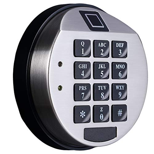 YOSEC Electronic Biometric Gun Safe with Stainless Steel Chrome Finish Keypad Lock - Thumbnail 2