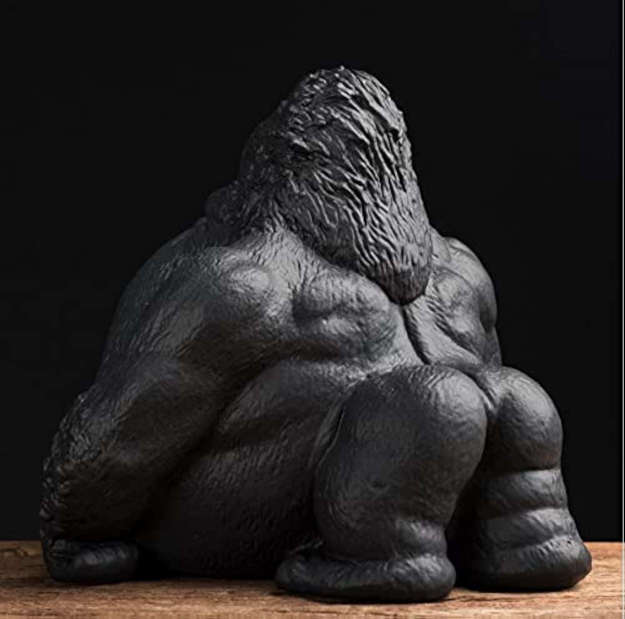 Creation Gorilla Cigarette Ashtray, Black