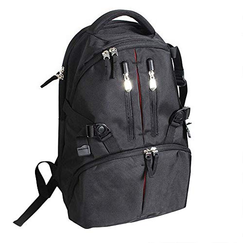 DGdolph Waterproof Shockproof Digital Slr Dslr Camera Bag Soft Padded Backpack Black