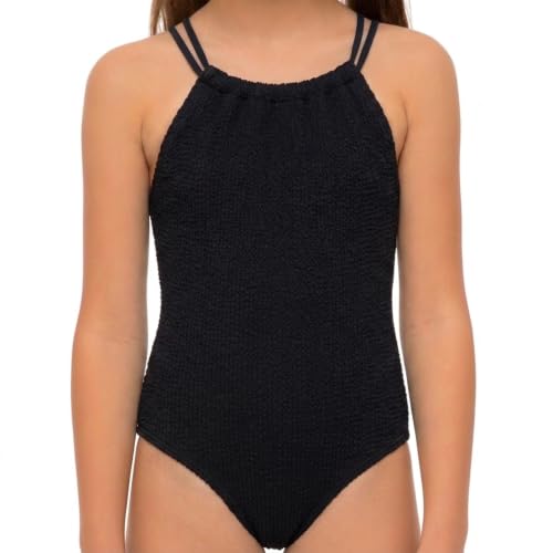 Image of Kanu Surf Girls Jasmine Beach Sport Halter One Piece Swimsuit