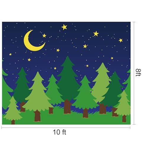 Fondo Fotográfico para Camping Bosque 8x10 ft miniatura 2