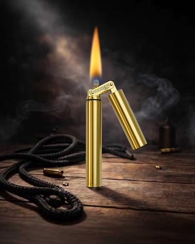 Encendedor Thorens Classic Nunchaku de Latón Dorado miniatura 3