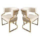 Juego de 2 sillas de comedor de estilo nórdico, ideales para cocina y espacio vital