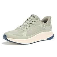 Skechers Hands-Free Slip-ins Bobs Squad 4, Zapatillas Hombre, Olive, 42.5 EU