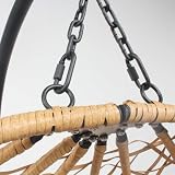 Fauteuil Suspendu Résine Tressée CUZCO avec Support - 3