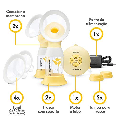 Extrator de Leite Elétrico Duplo Swing Maxi Flex - Medela