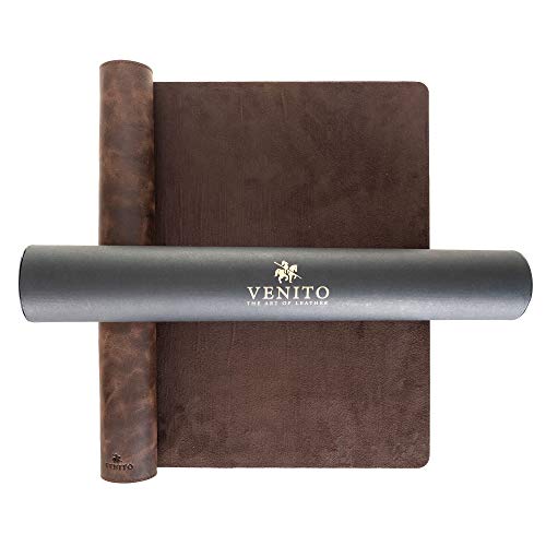 Venito Leather Desk Mat for Keyboard & Mouse