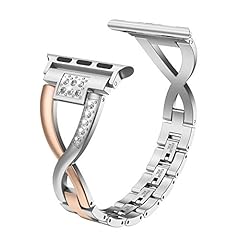 Silver+Deep Rose Gold