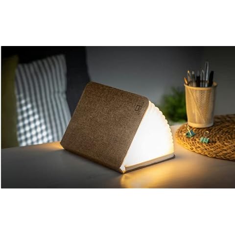 Gingko Smart Fabric Booklight- Coffee Brown Cover