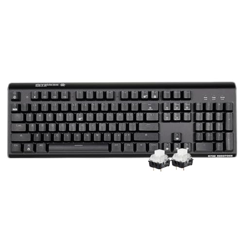 Hexgears GK735 ���J�j�J���Q�[�~���O�L�[�{�[�h Kailh Box �z���C�g�X�C�b�` (�u���b�N)