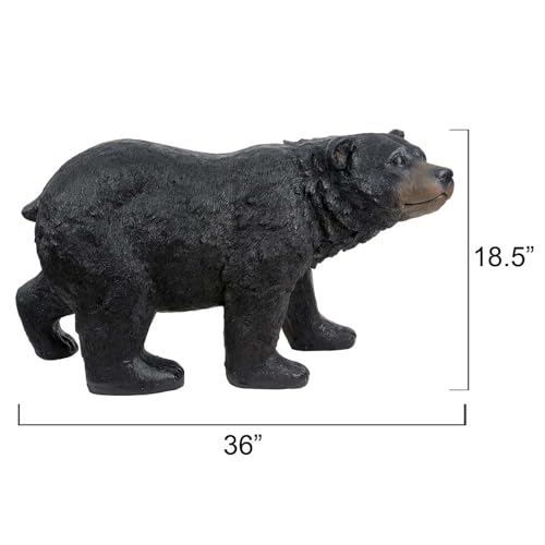 Escultura Oso Negro Black Forest 36 in x 14 in x 18.5 in miniatura 2