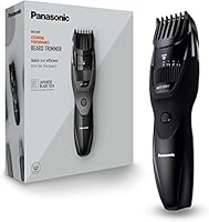 Panasonic Beard Trimmer with Quick-Adjust Dial (0.5-10mm), Durable Stainless Steel Blades, Wet & Dry Use, Charging Stand – Versatile Grooming with Cordless Convenience (ER-GB43-K541)