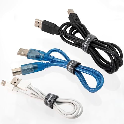 108pcs Cable Ties Reusable: Tidy Up Cluttered Cables, No More Mess, Long-Lasting, Firmly Sticking, Easy to Use, Multi-Purpose - Image 2