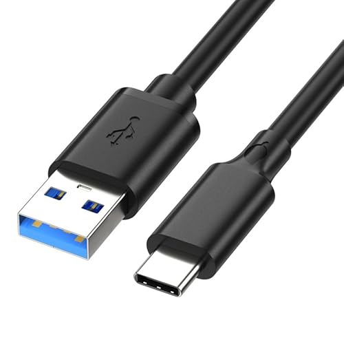A-Goldnest USB 3.0 Cable,USB 3.0 to USB C,USB a to USB C, USB-c 3.2 gen 2 Cable,(3-Pack/1FT) high Speed 10 Gbps Data Transfer for Portable External Hard Drive - Black