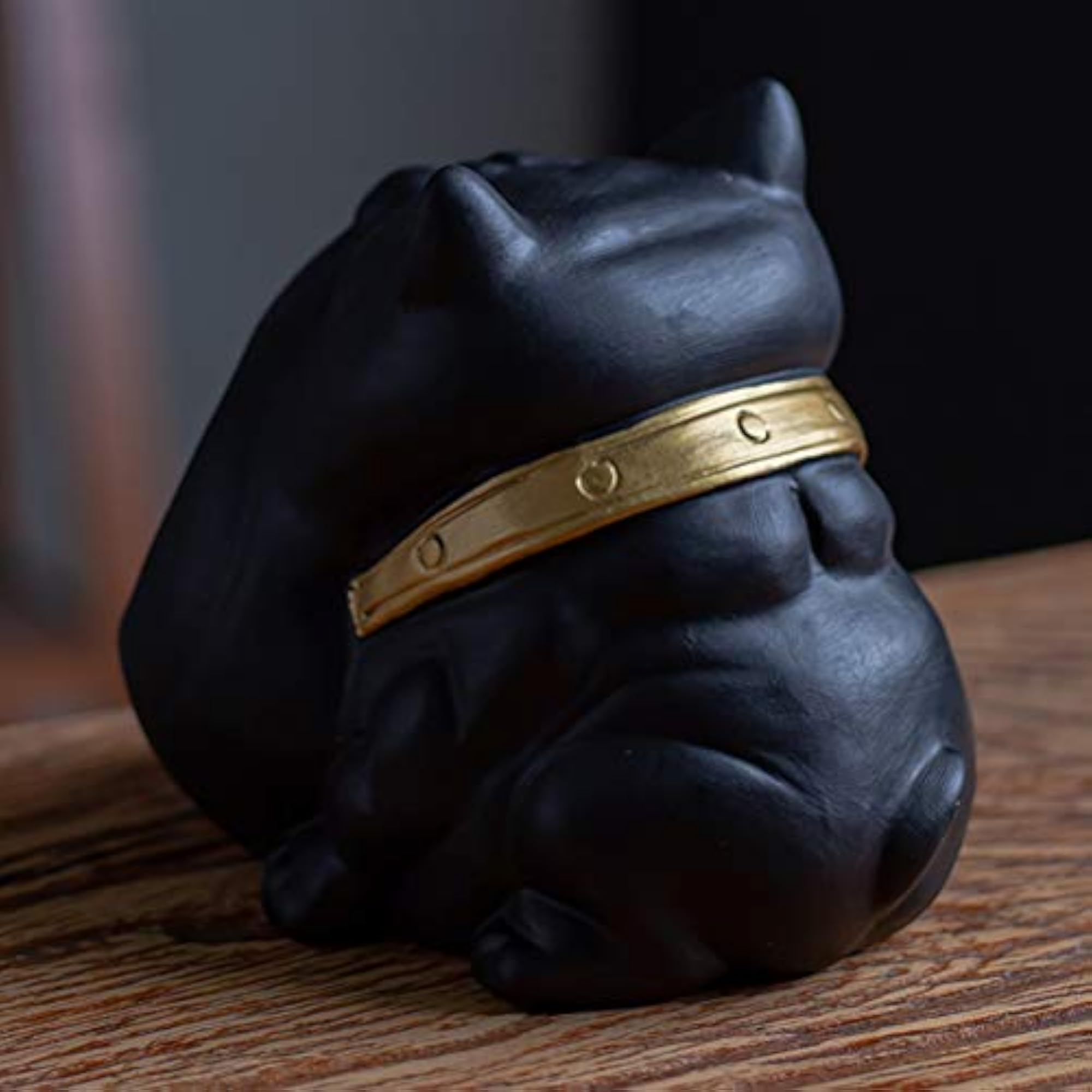 Windproof Bulldog Ashtray, Cigar Ceramic Design