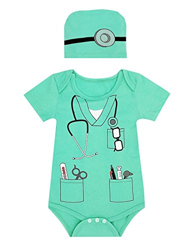 Image of LENSOUS Baby Boys' Doctor Costume Bodysuit
