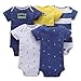 5 Piezas Bebé Body Mono de Manga Corta Mameluco Algodón Recién Nacido Pijama Bebés Juegos de Regalo, 3-6 Meses