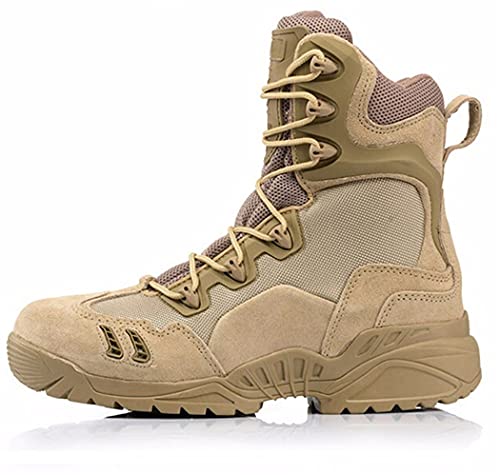 Bottes d'alpinisme et chaussures militaires de combat respirantes pour la randonnée homme