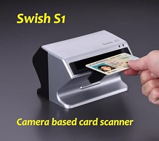 Swish S1 Medical Insurance Card and Photo ID Scanner (w/Scan-ID LITE for Windows)