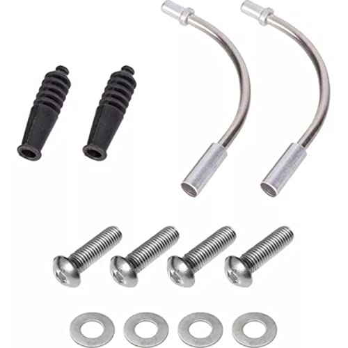 Jogo Freio Bike Completo V Brake Manete Cabo Conduite