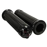 Nagelneu und hochwertig Wooya 1 Inch Schädel-Handlebar Hand Grips Für Harley Davidson XL 883 Hugger Sportster