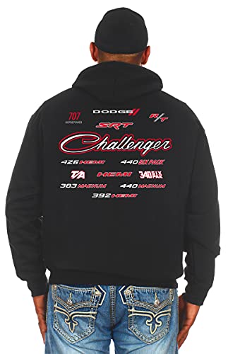 JH DESIGN GROUP Men's Dodge Challenger Hoodies in 2 Styles Pullover & Zip Up3