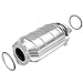 MagnaFlow 444232 Large Stainless Steel CA Legal Direct Fit Catalytic Converter