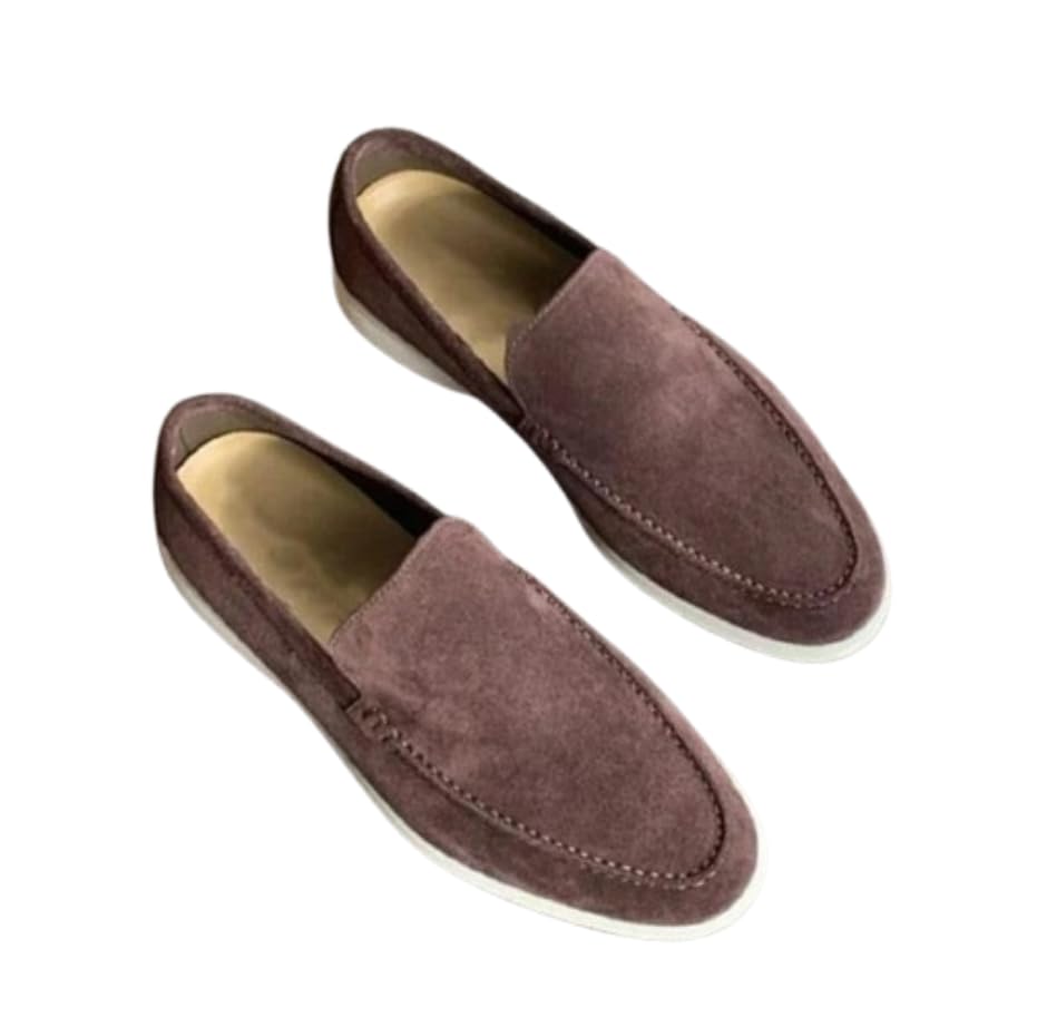 Image of Men's Suede Loafers /Moccasins
