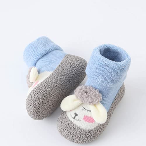 Sock Shoes Toddler,Baby Home Slippers Cute Warm House Slippers for Infant Lined Winter Indoor Shoes for Boys2