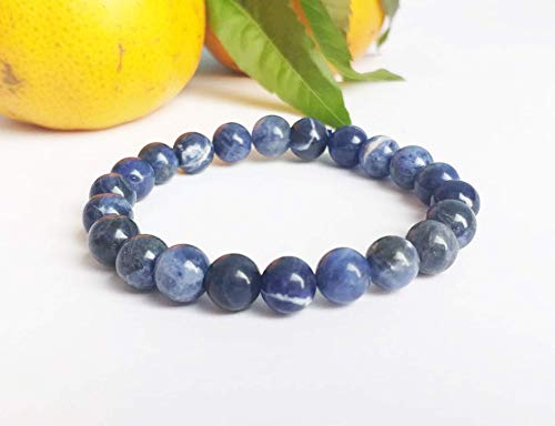 8 mm Sodanite stone bracelets stretch bracelets blue bracelets men women bracelets gemstone bracelets friendship bracelets boy girl