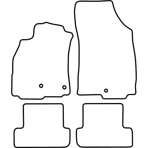 AUTO-STYLE Set di tappetini Compatibile con