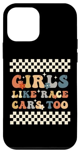 Girls Like Race Cars Too Racing  `FbJ[[^[X|[c X}zP[X iPhone 12 mini p