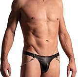  MANstore String Circus Simili Noir M2222