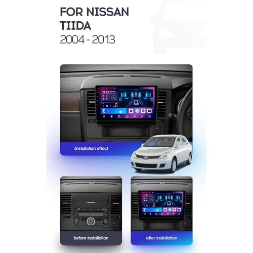 Autoradio para Nissan Tiida 2004-2013 con Android Auto y pantalla táctil HD 2