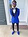 Kids Tuxedo Suits for Boys Slim Fit Christening Outfits 3 Piece Fashion Jacquard Dresswear for Prom Party
