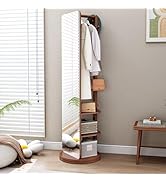 Amazon.co.jp: MIMIER 姿見鏡 ハンガーラック付 ミラー 鏡 全身 姿見