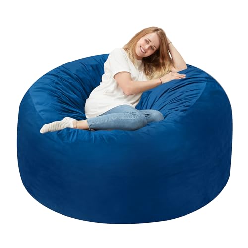 Homguava 3FT Bean Bag Chair: 3' Bean Bags with Memory Foam...