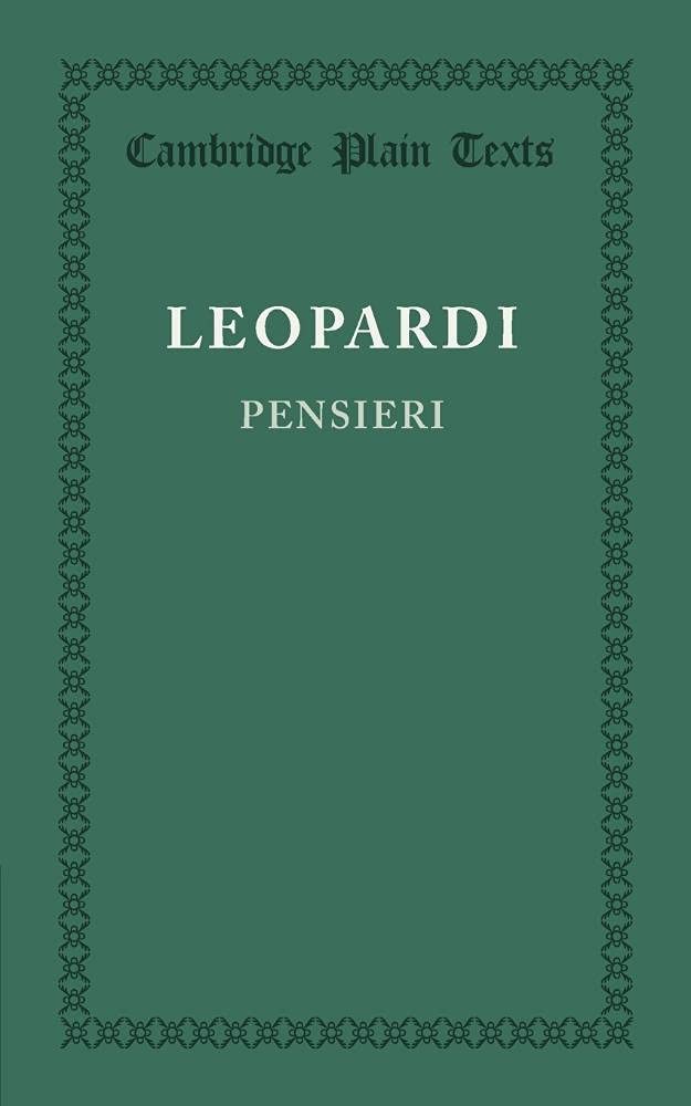 Pensieri (Cambridge Plain Texts)