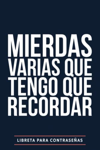 Libreta para contraseñas