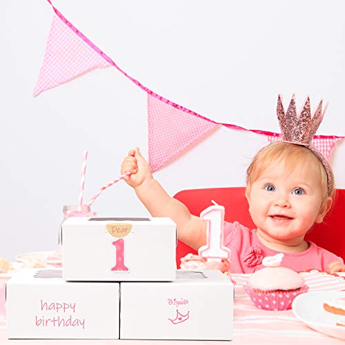 Moretoes 30Pcs Bakery Boxes 6X6X3 Inches White Cookie Box With Window For Small Pie, Strawberry, Cupcake And Pastry #TOP5