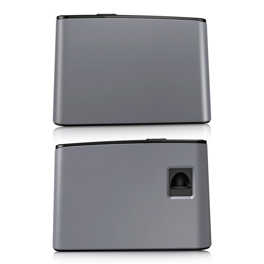 Stampante Termica per Ricevute 80mm Stampa Termica Diretta Desktop Connessione USB+LAN Alta velocità con Taglierina Automatica Cestino Carta di Grandi Dimensioni Supporto ESC/POS per